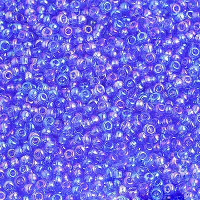 Czech - 10/0 Seed Beads - Transparent Iris Ice Blue (500g)
