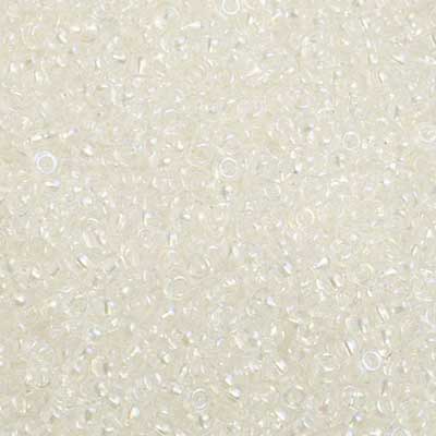 Czech - 10/0 Seed Beads - Transparent Iris Crystal (500g)