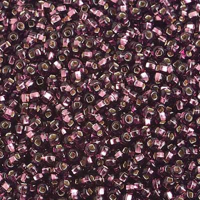 Czech - 10/0 Seed Beads - Silver Lined Purple (500g)