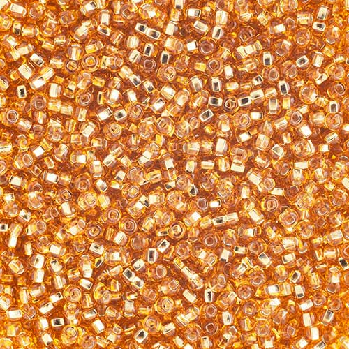 Czech - 10/0 Seed Beads - Silver Lined Gold (500g)