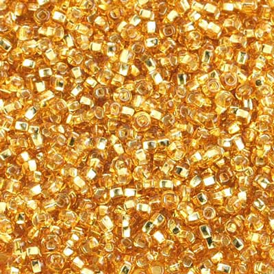 Czech - 10/0 Seed Beads - Silver lined Gold (500g)