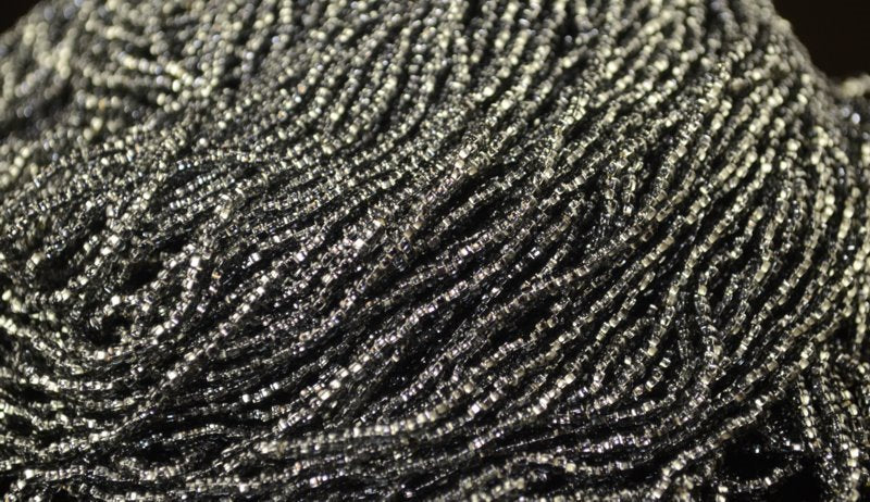 Czech Seed Beads - 10/0 - Silver Lined Grey (hank)