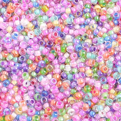 Czech - 10/0 - Seed Beads - Color Lined Crystal Mix (500g)