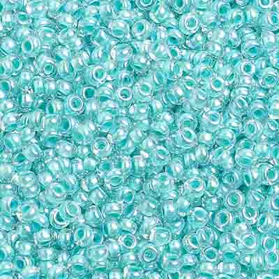 Czech - 10/0 Seed Beads - Colour lined Turquoise (500g)