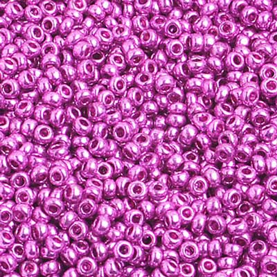 Czech - 10/0 Seed Beads - Metallic Fuchsia (500g)