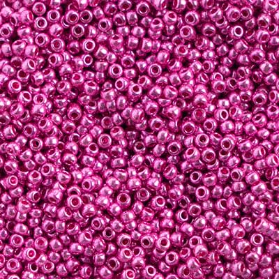Czech - 10/0 Seed Beads - Metallic Pink (500g)