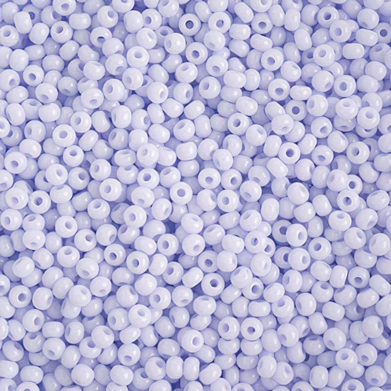 Czech - 10/0 Seed Beads - Opaque Natural Lilac (500g)