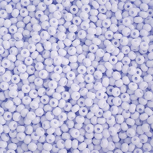 Czech - 10/0 Seed Beads - Opaque Natural Lilac (500g)