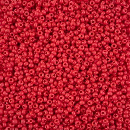 Czech Seed Beads - 10/0 - Terra Intensive Red Matte (500g)