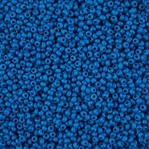 Czech Seed Beads - 10/0 - Terra Intensive Blue Matte (500g)