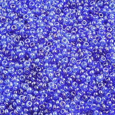 Czech - 10/0 Seed Beads - Mix Blue/Sapphire Luster (500g)