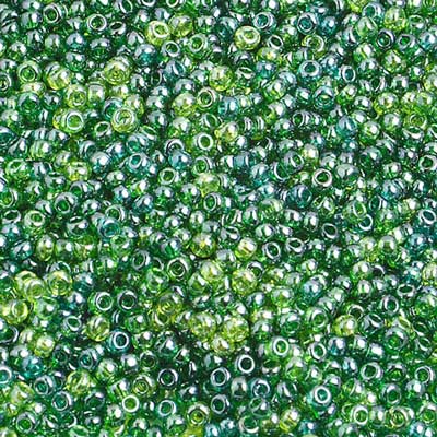 Czech - 10/0 Seed Beads - Mix Seagreen Luster (500g)