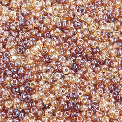 Czech - 10/0 Seed Beads - Mix Topaz Luster (500g)