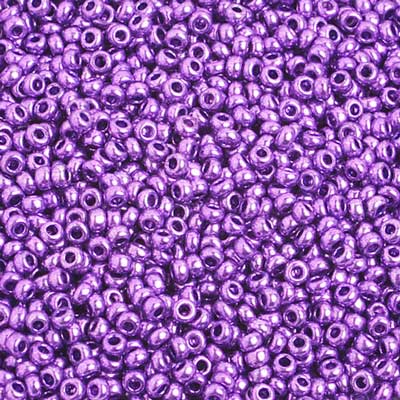Czech - 10/0 Seed Beads - Metallic Purple (500g)