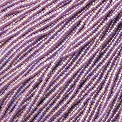 Czech - 10/0 Seed Beads - Transparent Light Amethyst AB Matte (500g Strung)