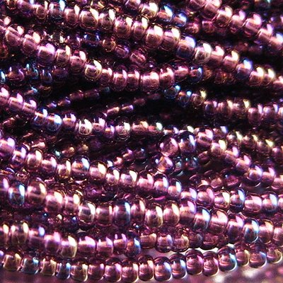 Czech - 10/0 Seed Beads - Transparent Amethyst AB (500g)