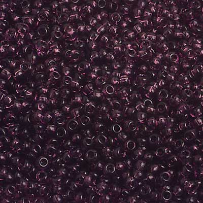 Czech - 10/0 Seed Beads - Transparent Amethyst (500g)
