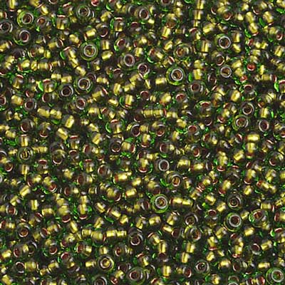 Czech - 10/0 Seed Beads - Copper Lined Green (500g)