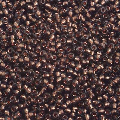 Czech - 10/0 Seed Beads - Copper-lined Black Diamond (500g)