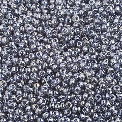 Czech - 10/0 Seed Beads - Black Diamond Luster (500g)