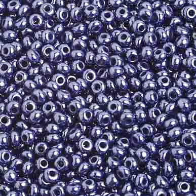 Czech - 10/0 Seed Beads - Opaque Grey Luster (500g)