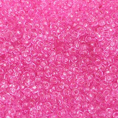 Czech - 10/0 Seed Beads - Crystal Fuchsia Solgel (500g)