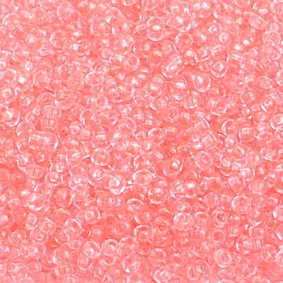 Czech - 10/0 Seed Beads - Crystal Pink Solgel (500g Strung)