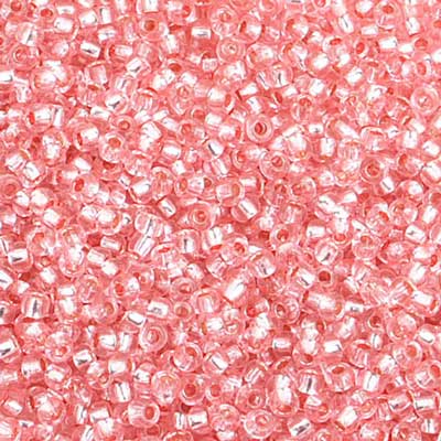 Czech - 10/0 Seed Beads - Silver lined Pink Solgel (500g)