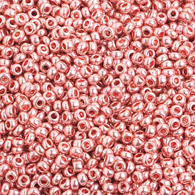 Czech - 10/0 Seed Beads - Metallic Pink Solgel (500g)