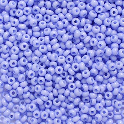 Czech - 10/0 Seed Beads - Dyed Chalk Light Violet Solgel (500g)