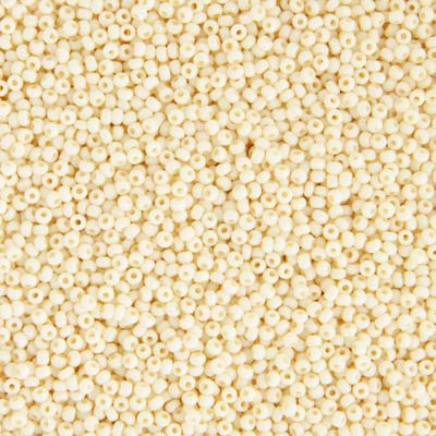 Czech - 10/0 Seed Beads - Bone Solgel (500g Strung)