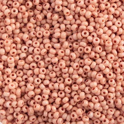 Czech - 10/0 Seed Beads - Dyed Pink Solgel (500g)