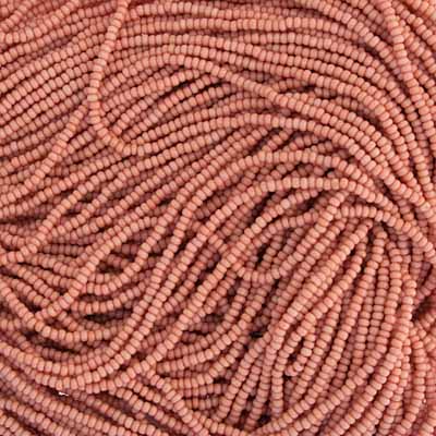 Czech - 10/0 Seed Beads - Dyed Pink Solgel (500g Strung)