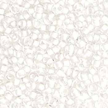 Czech - 10/0 Seed Beads - Color Lined White Terra Color (500g)
