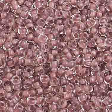 Czech - 10/0 Seed Beads - Color Lined Dark Brown Terra Color (500g)