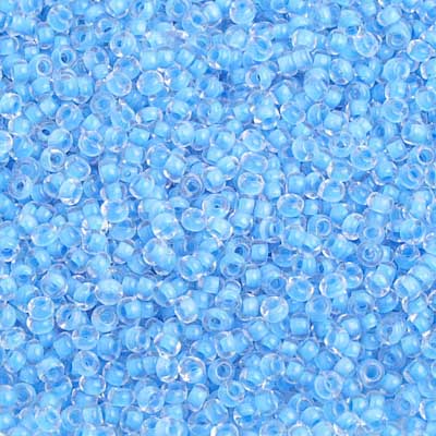 Czech - 10/0 Seed Beads - Color Lined Blue Terra Color (500g)