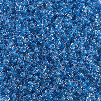 Czech - 10/0 Seed Beads - Color Lined Dark Blue Terra Color (500g)