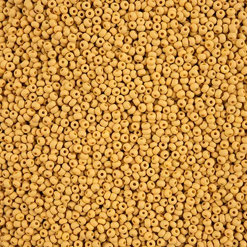 Czech Seed Beads - 10/0 - Permalux Yellow-Brown Matte (250g)