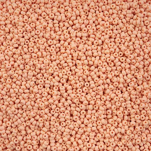 Czech Seed Beads - 10/0 - Permalux Apricot Matte (250g)