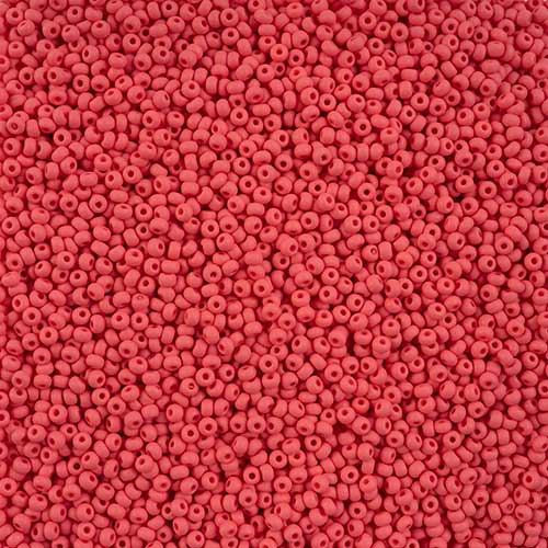 Czech Seed Beads - 10/0 - Permalux Red Matte (250g)