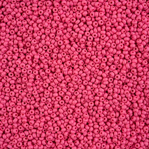 Czech Seed Beads - 10/0 - Permalux Fuchsia Matte (250g)