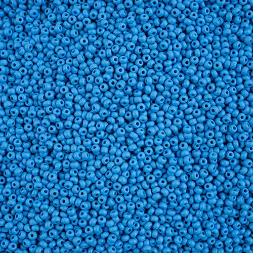 Czech Seed Beads - 10/0 - Permalux Light Blue Matte (250g)