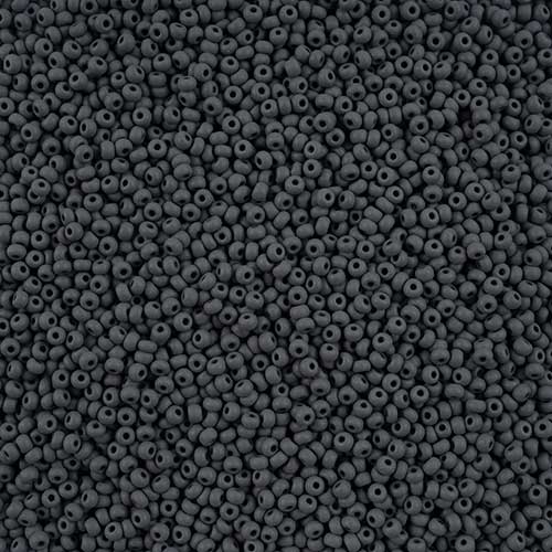 Czech Seed Beads - 10/0 - Permalux Grey Matte (250g)