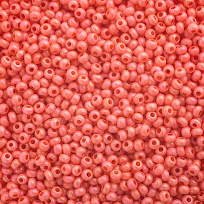 Czech - 10/0 Seed Beads - Chalk Pink Rainbow Solgel (500g)