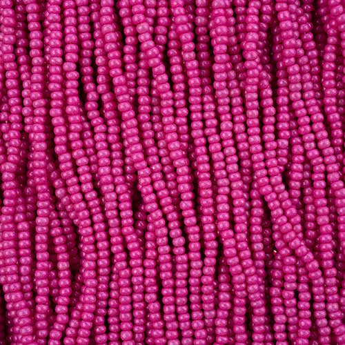Czech - 10/0 Seed Beads - Terra Intensive Pink (500g Strung)