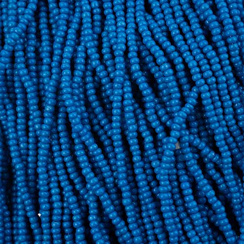 Czech - 10/0 Seed Beads - Terra Intensive Blue (500g Strung)