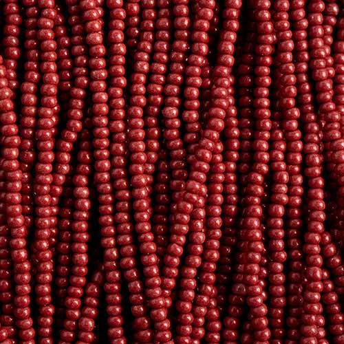 Czech - 10/0 Seed Beads - Terra Intensive Brown (500g Strung)