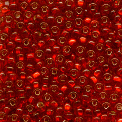 Czech Seed Beads - 8/0 - Silver Lined Red (500g)