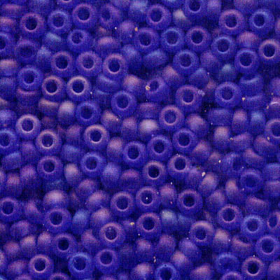 Czech Seed Beads - 8/0 - Transparent Blue Matte AB (500g)