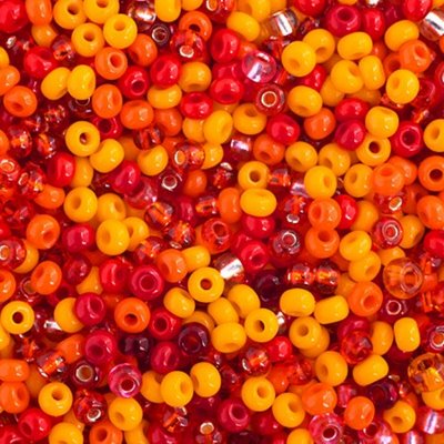 Czech Seed Beads - 8/0 - Orange Mix (500g)